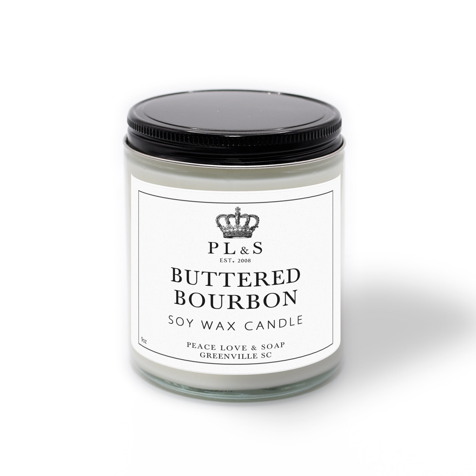 BUTTERED BOURBON - 9oz Soy Candle