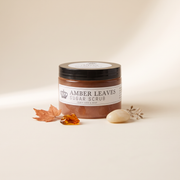 a jar of brown scrub
