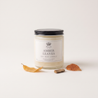 AMBER LEAVES 9 OZ SOY CANDLE