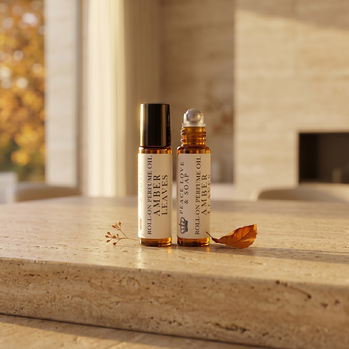 AMBER LEAVES PERFUME OIL ROLL-ON