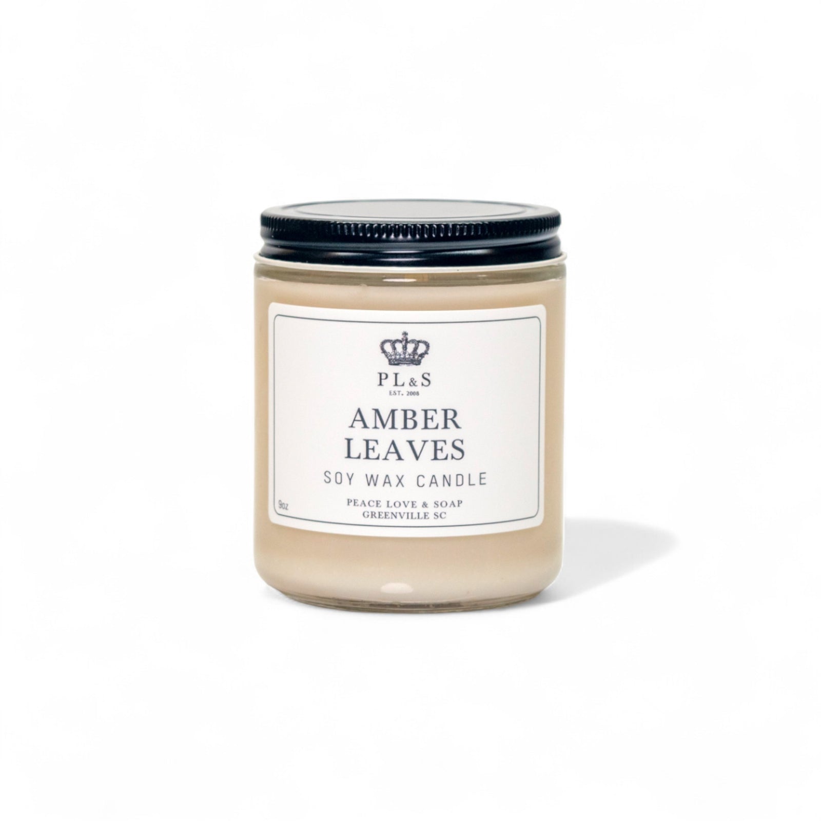 AMBER LEAVES - 9oz Soy Candle