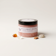 a jar of pink scrub