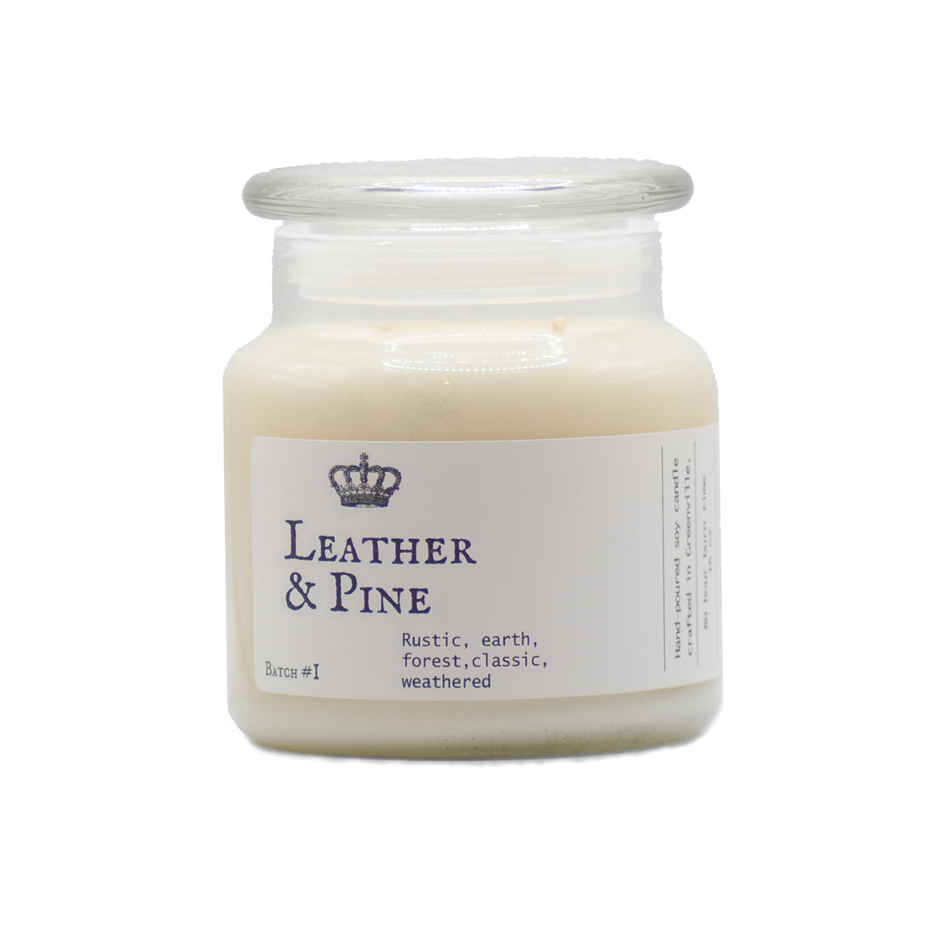 LEATHER & PINE - 16oz Soy Candle