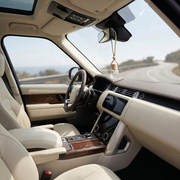 the inside of a car