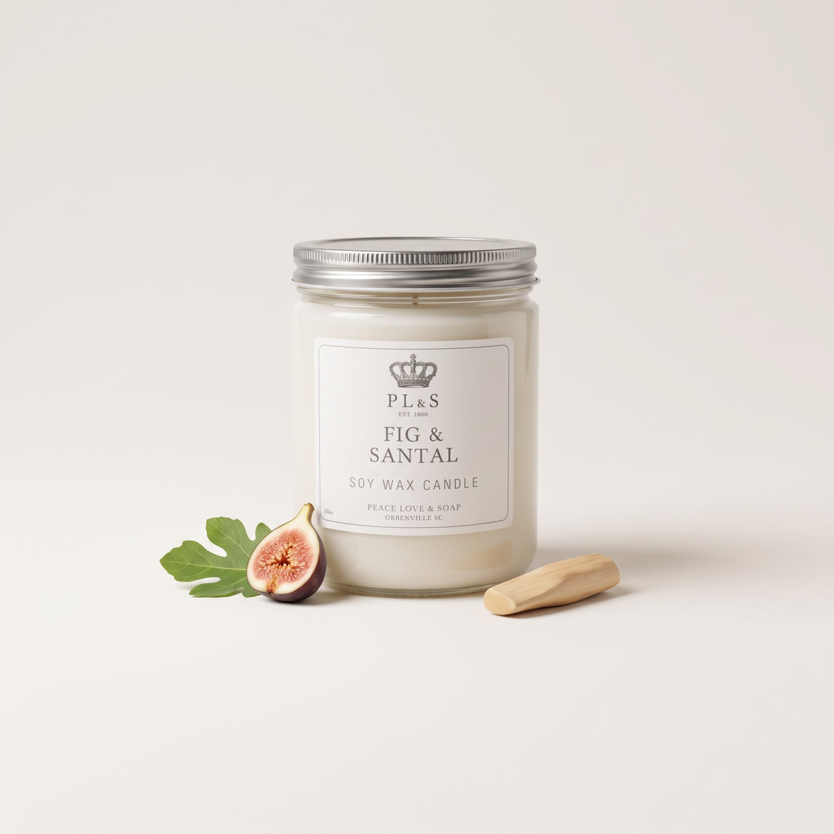 FIG & SANTAL 16 OZ SOY CANDLE