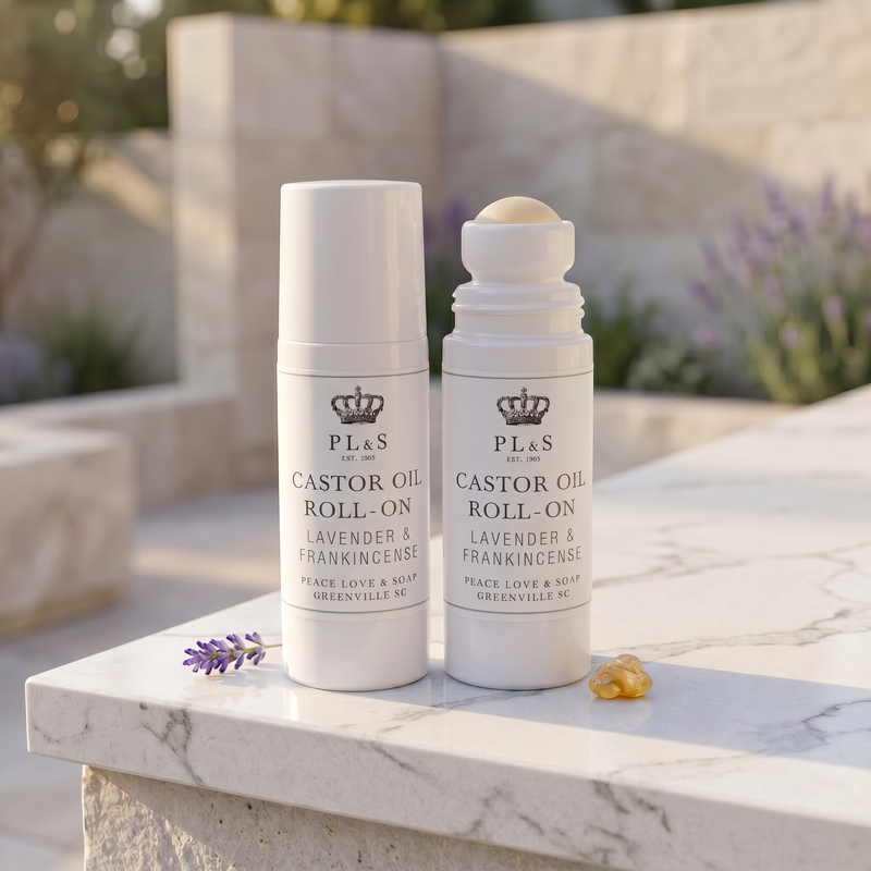 CASTOR OIL LAVENDER & FRANKINCENSE ROLL-ON