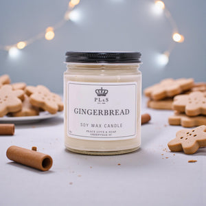 GINGERBREAD - 9oz Soy Candle