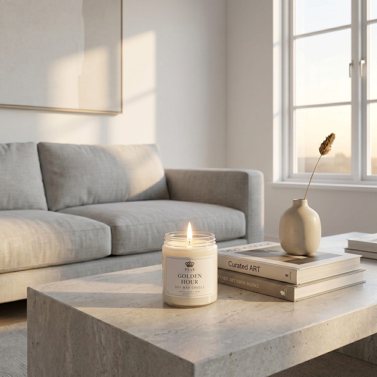 GOLDEN HOUR 9 OZ SOY CANDLE
