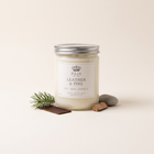a white candle in a jar