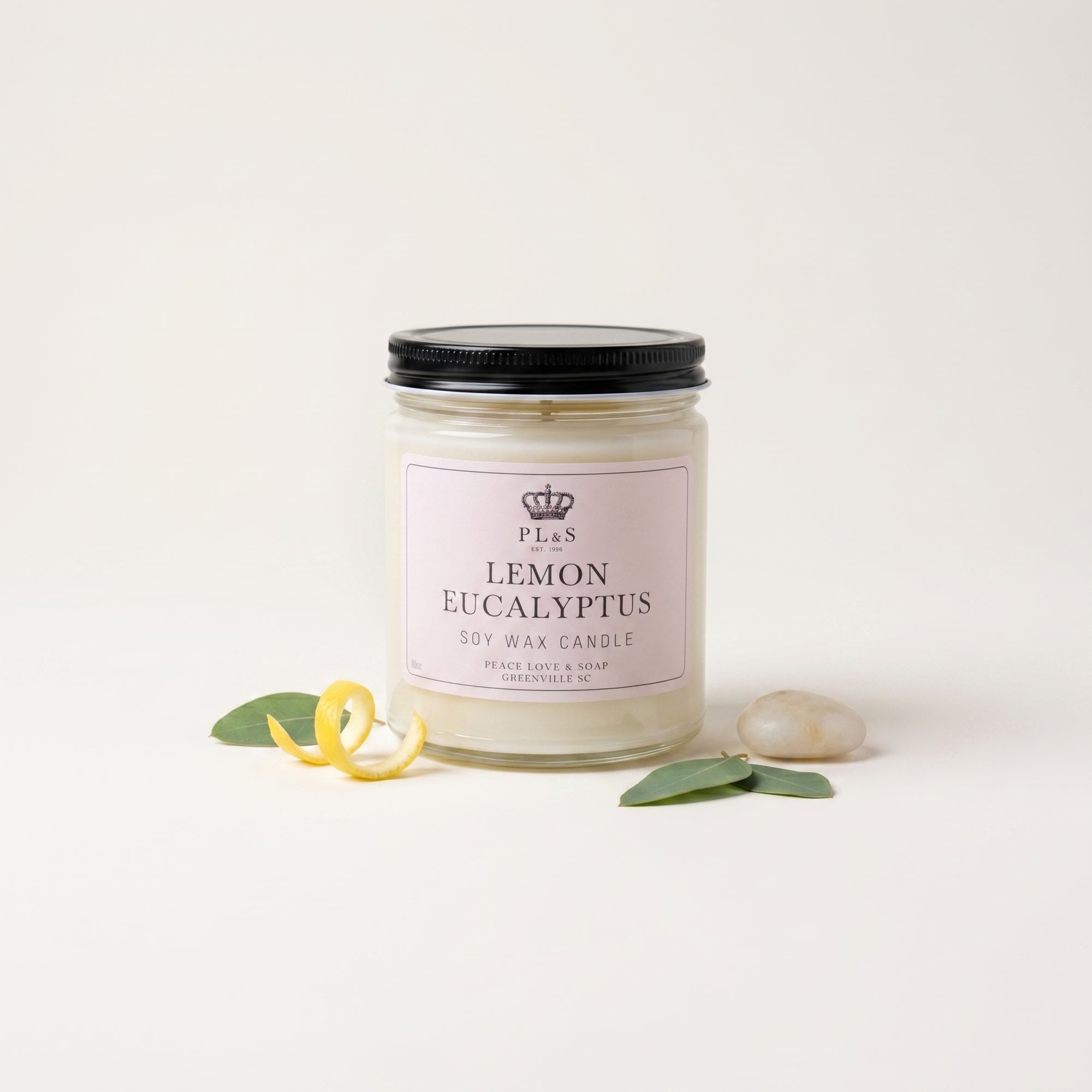 LEMON EUCALYPTUS 9 OZ SOY CANDLE