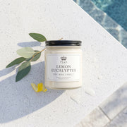 LEMON EUCALYPTUS 9 OZ SOY CANDLE