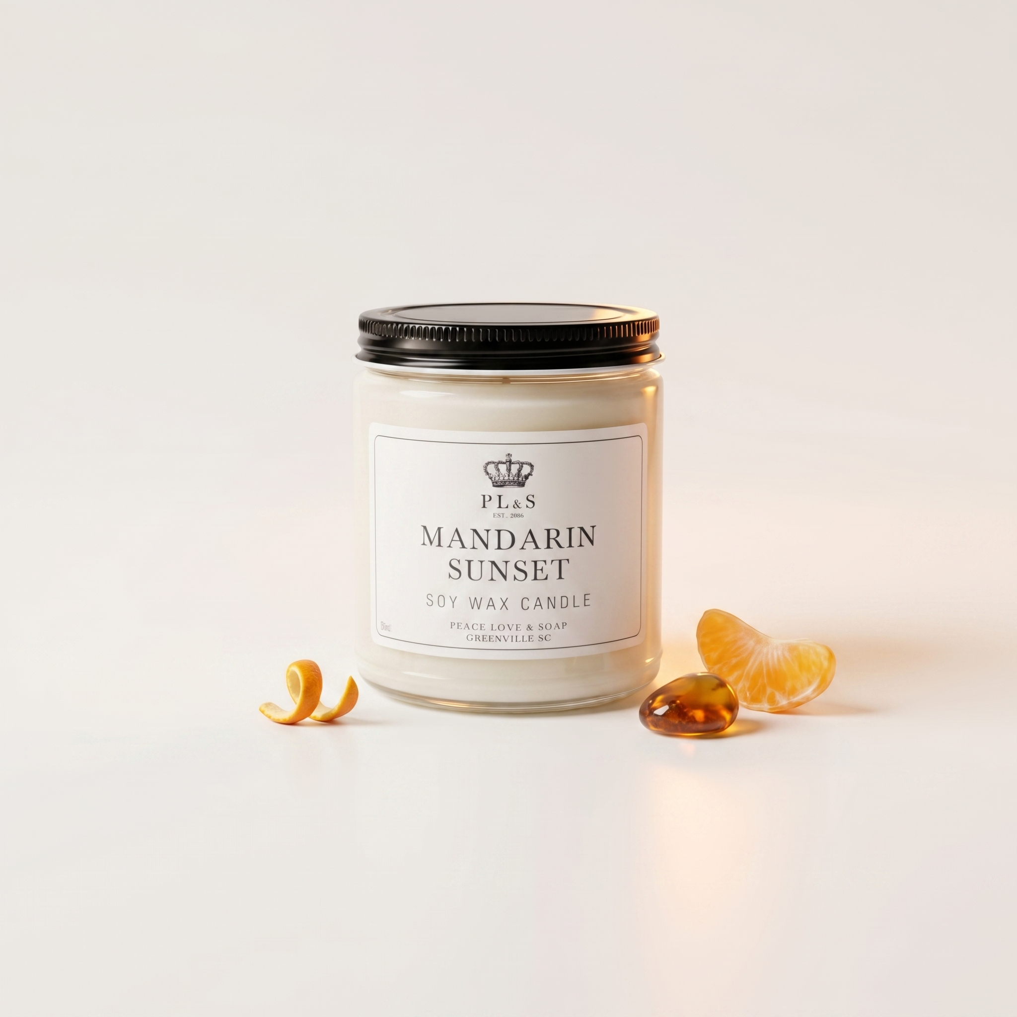 MANDARIN SUNSET 9 OZ SOY CANDLE