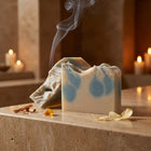 a soap with smoke coming out of it