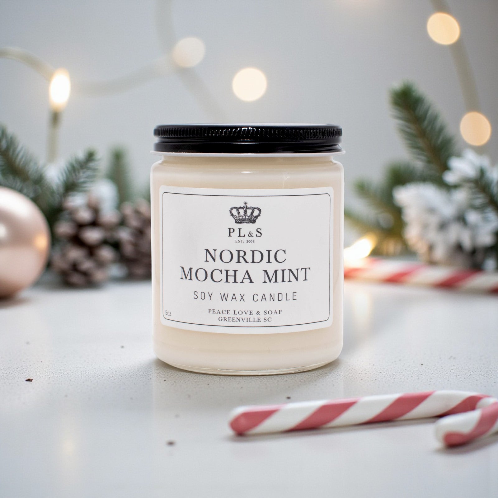 NORDIC MOCHA MINT - 9oz Soy Candle