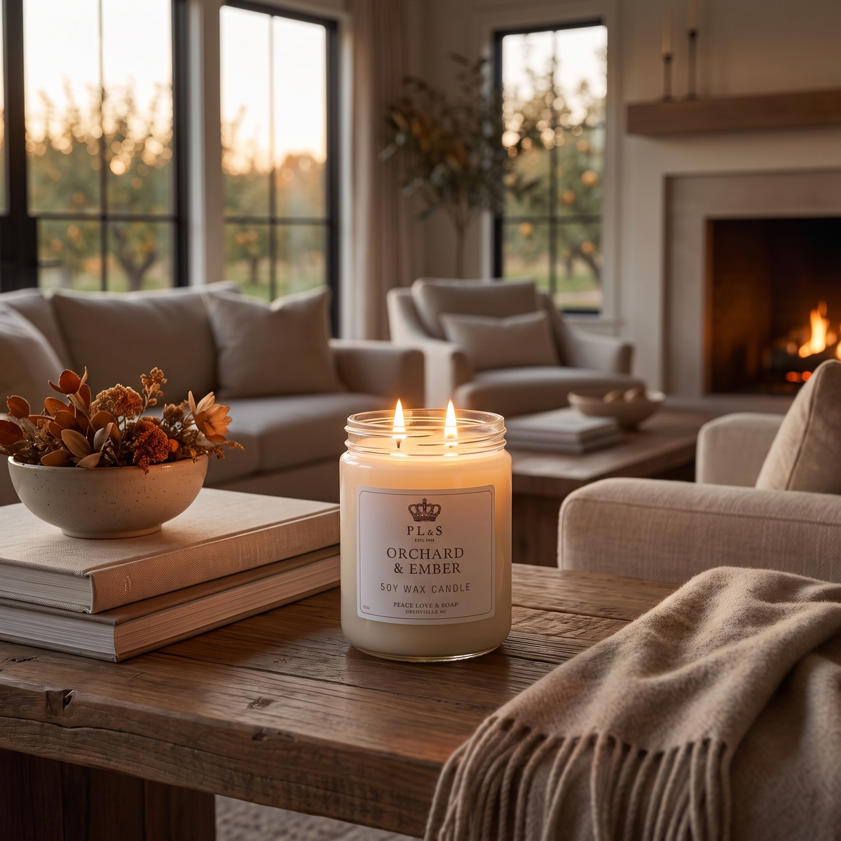 ORCHARD & EMBER 16 OZ SOY CANDLE