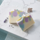 a piece of soap on a marble surface