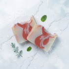 a close up of some soap