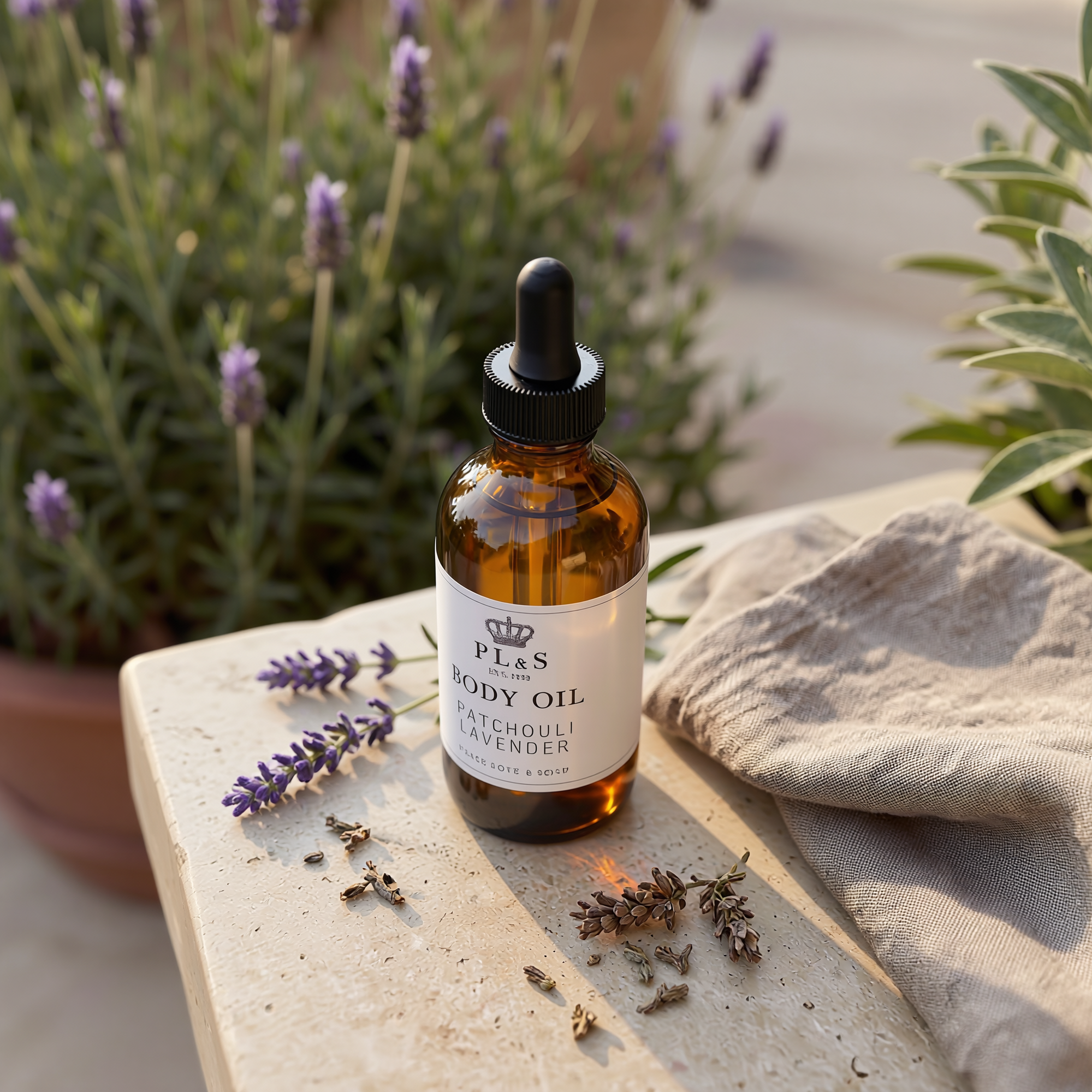 PATCHOULI LAVENDER BODY OIL