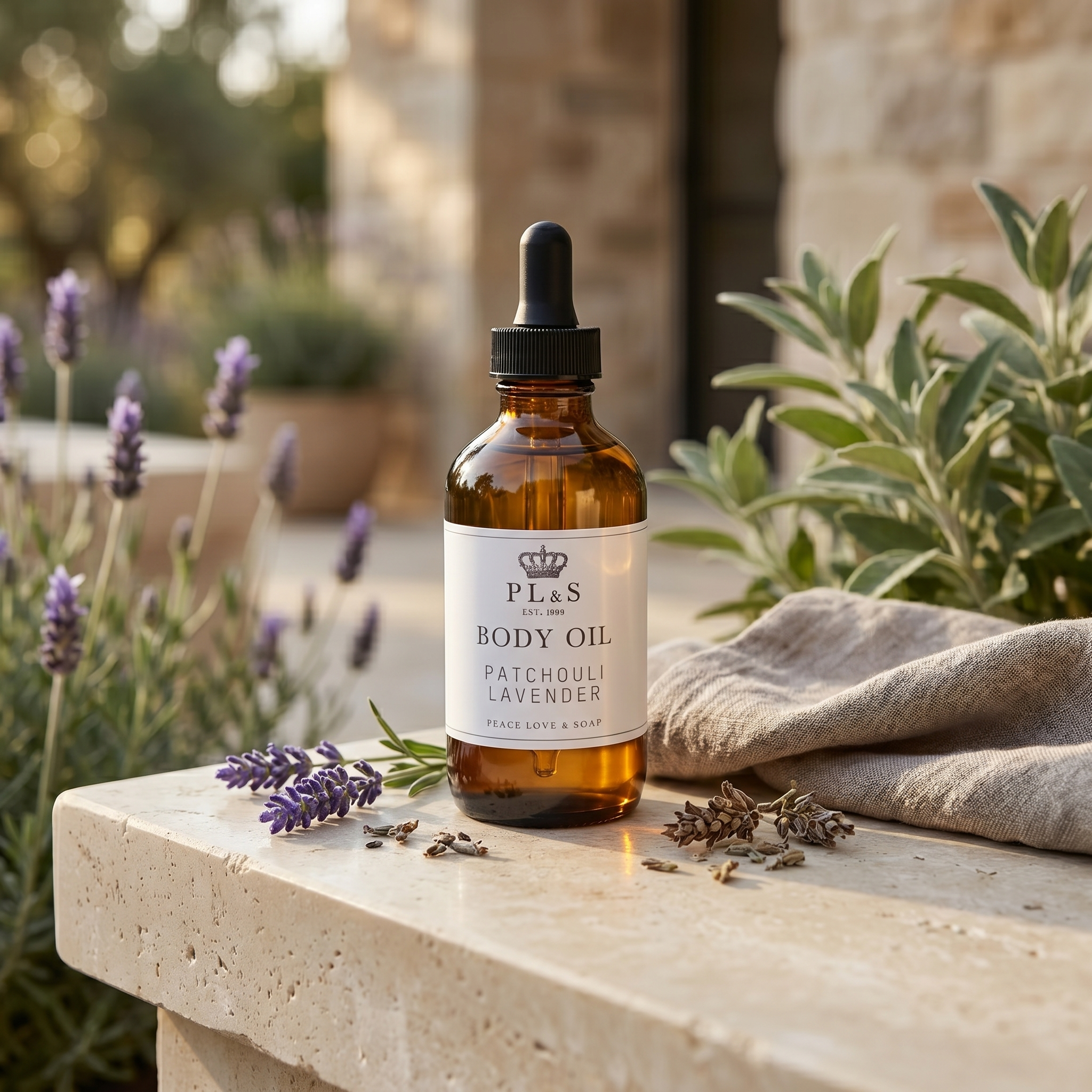 PATCHOULI LAVENDER BODY OIL
