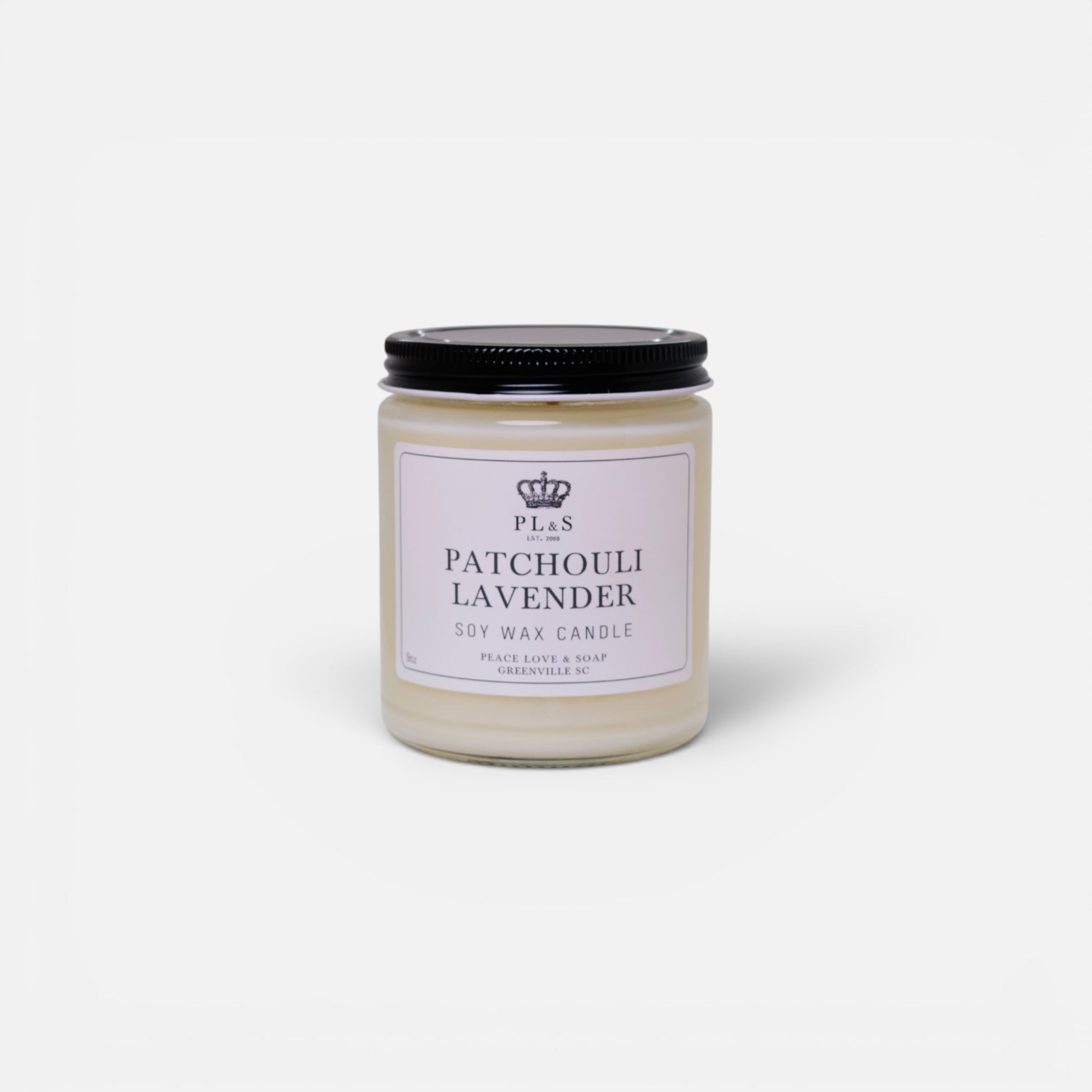 PATCHOULI LAVENDER 9 OZ SOY CANDLE
