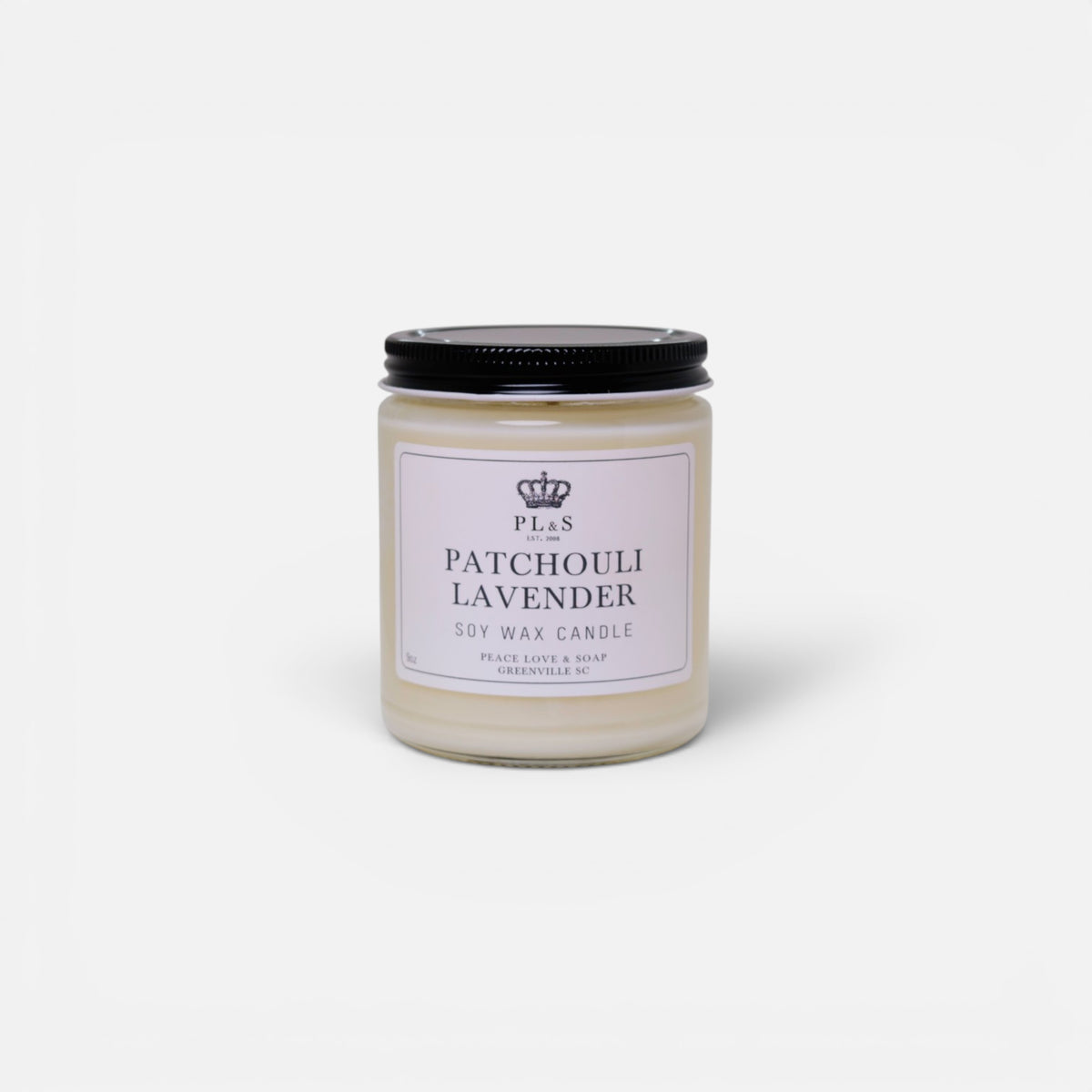 PATCHOULI LAVENDER 9 OZ SOY CANDLE