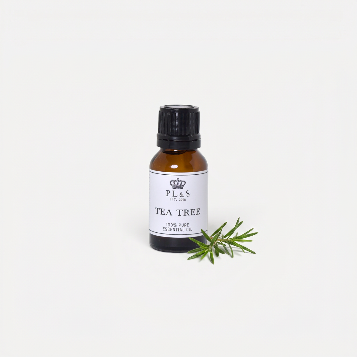 a small bottle of tea tree oil