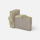 a close up of a soap