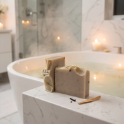 a soap on a counter