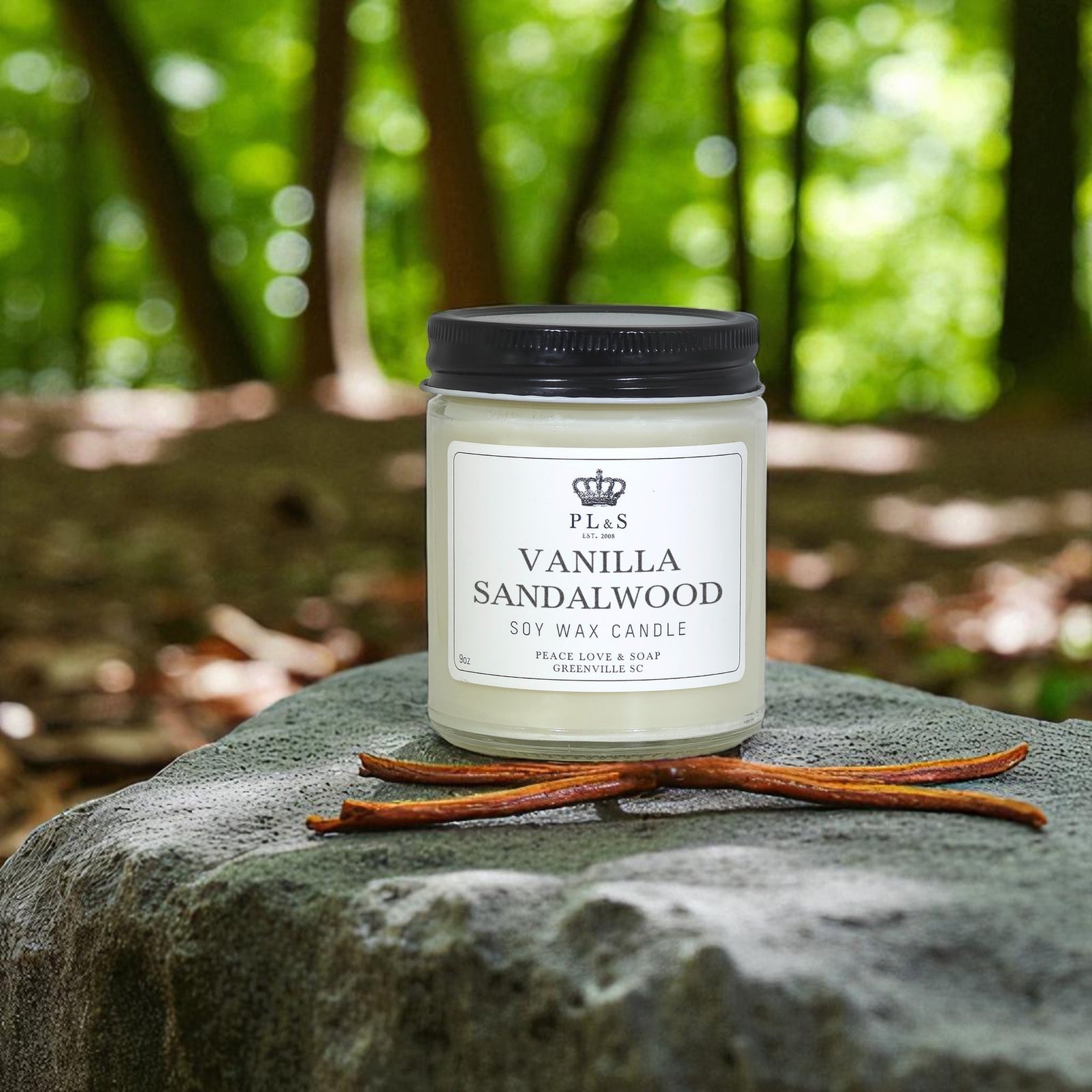 VANILLA SANDALWOOD - 9oz Soy Candle