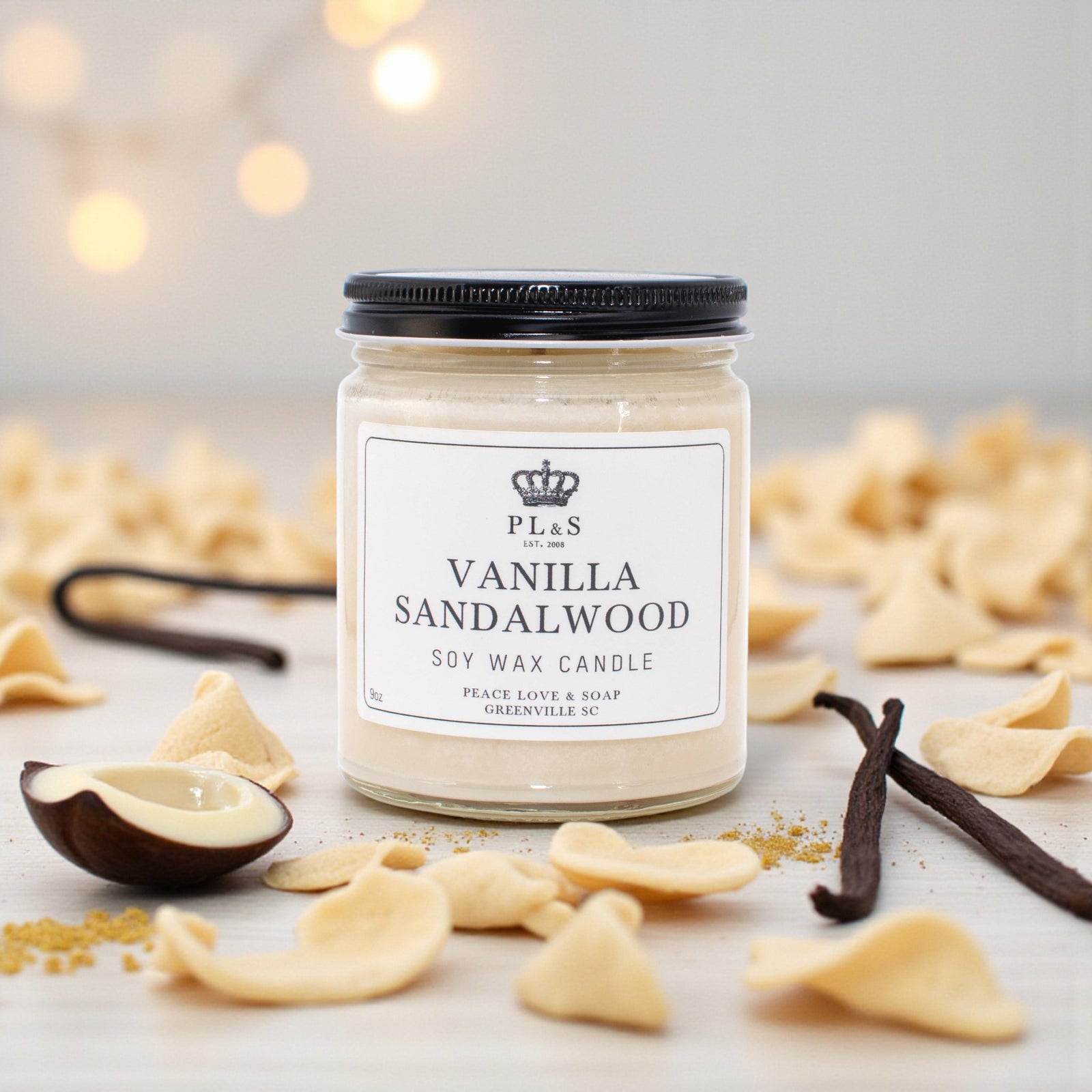 VANILLA SANDALWOOD - 9oz Soy Candle