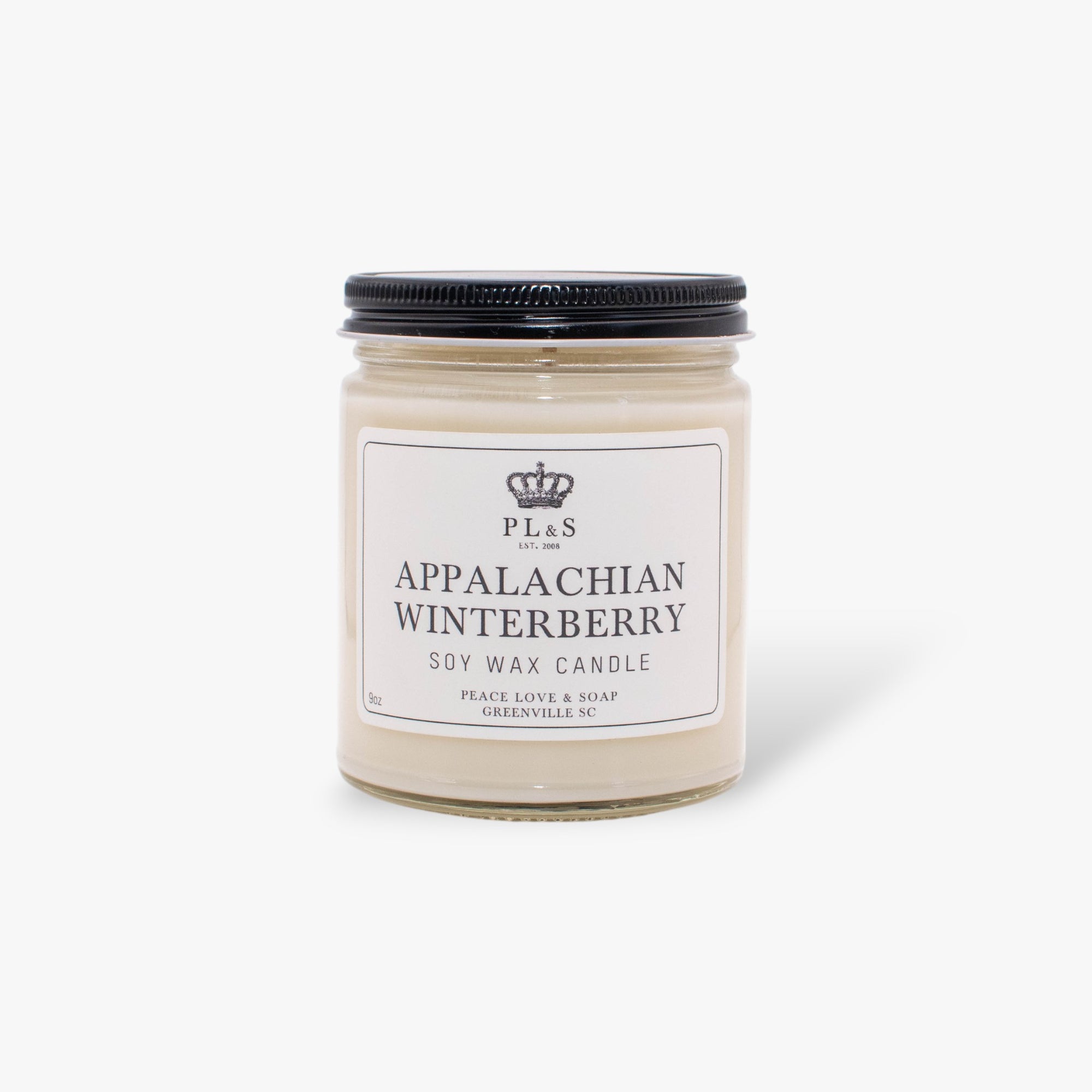 APPALACHIAN WINTERBERRY - 9oz Soy Candle